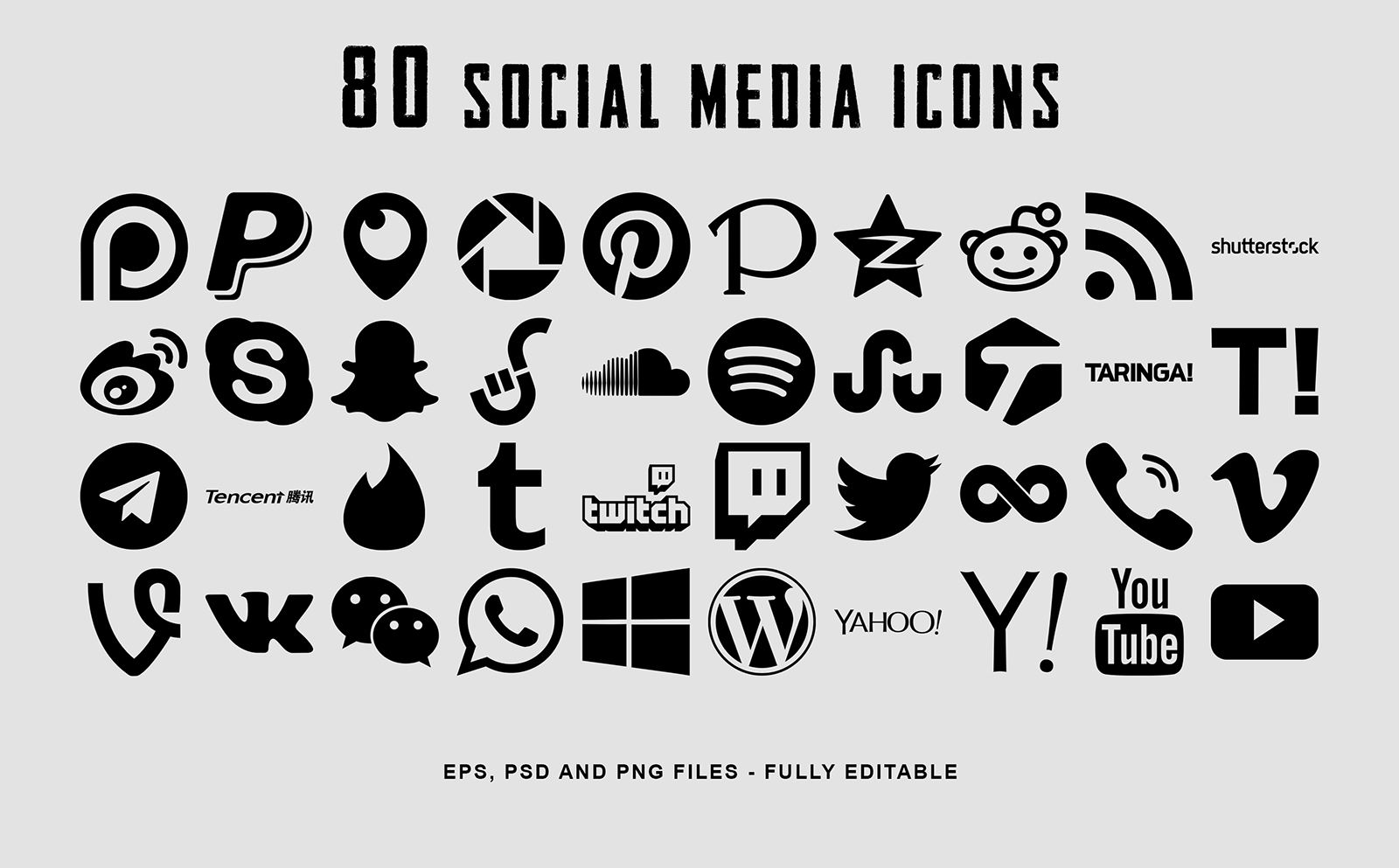 Social Media Icons Mega Pack 1600x993 Social Media Icons Mega Pack