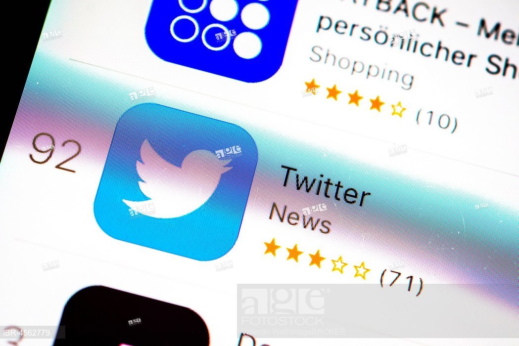 1049x700 Twitter App In The Apple App Store, App Icon, Display On A Screen