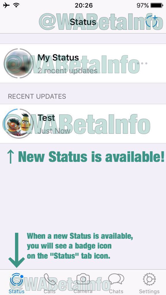 Wabetainfo On Twitter New Badge Icon For Status In Whatsapp Beta 576x1024 Wabetainfo On Twitter New Badge Icon For Status In Whatsapp Beta