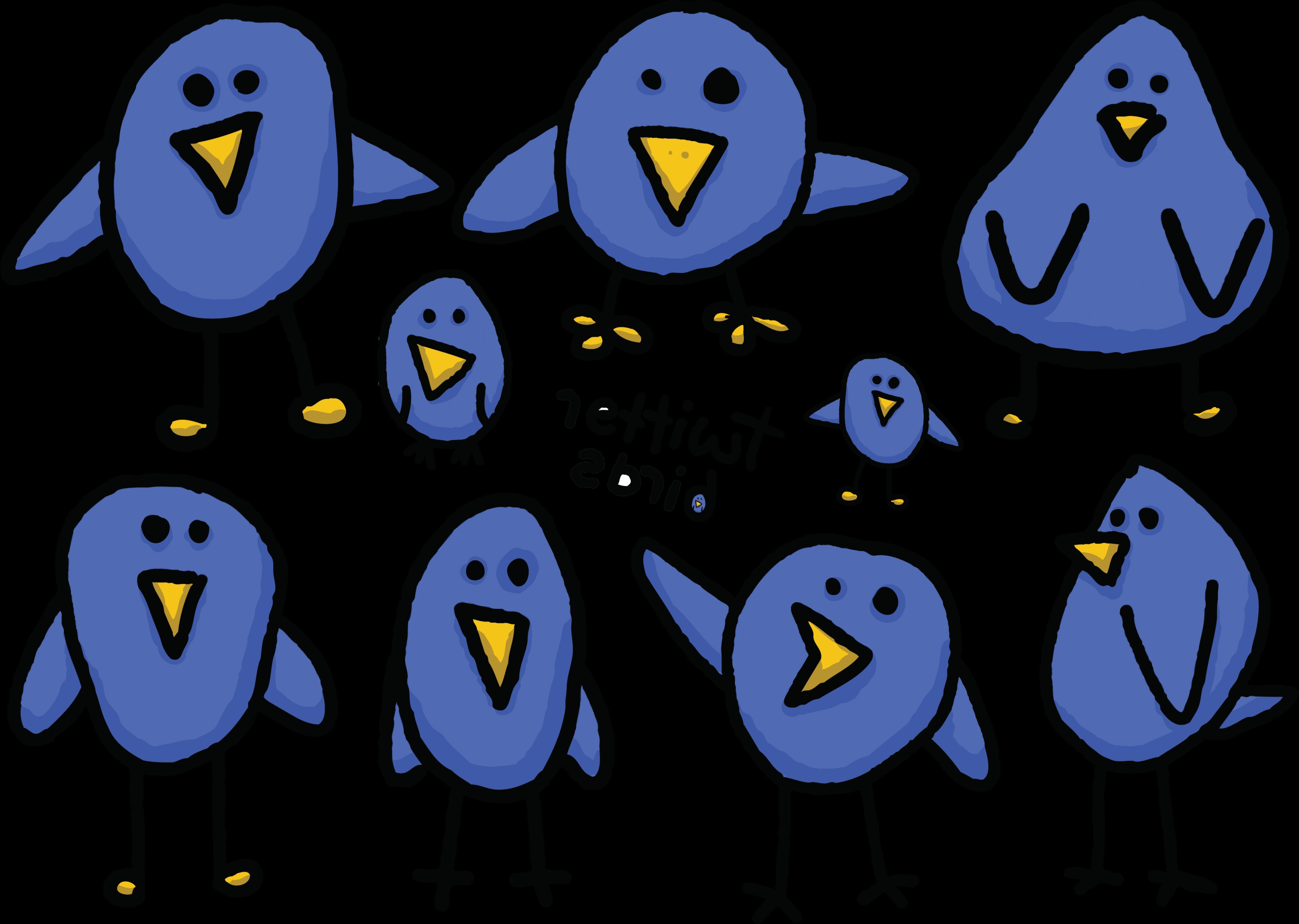 3832x2726 Hd Twitter Bird Vector Geekshirts