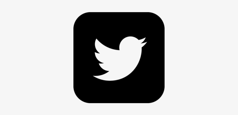 820x397 Facebook Icon Black And White Twitter Square Black