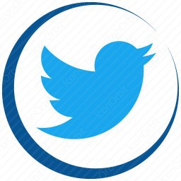 256x256 Twitter Circle Icon