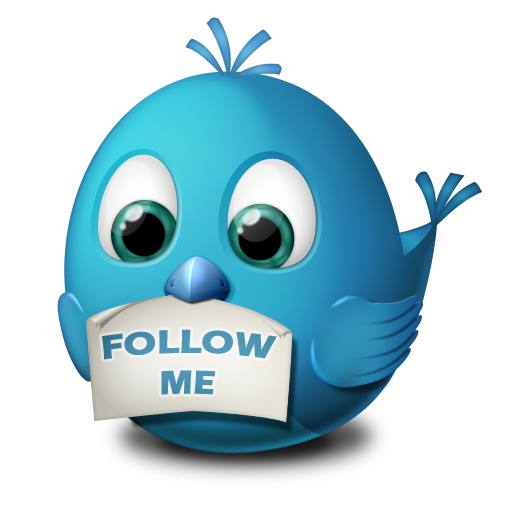 512x512 Twitter Follow Me Icon Birdies Iconset Arrioch
