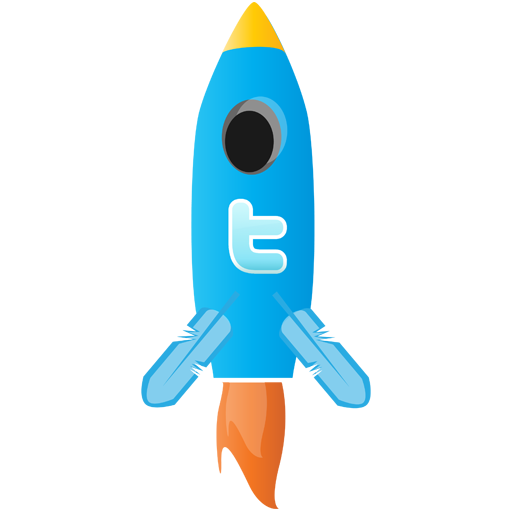 512x512 Rocket, Twitter Icon