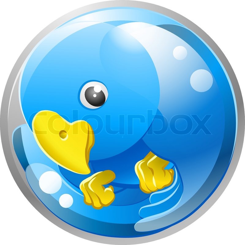 800x800 A Tweet Ing Twitter Ing Blue Bird Icon Stock Vector Colourbox