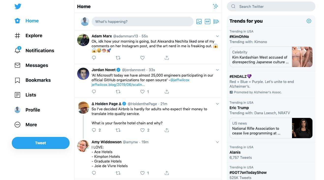 1318x731 Twitter Is Testing A New Desktop Layout And Tweeps Are Conflicted