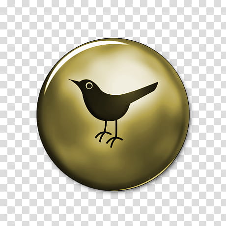 460x460 Network Gold Icons, Twitter Gold And Black Bird Printed Icon