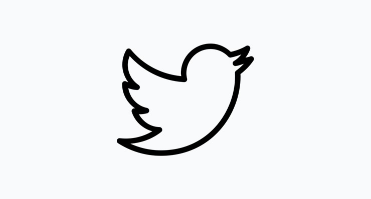 Twitter Icon Black And White