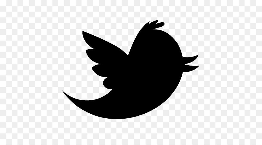 900x500 Black And White Twitter Bird Logo