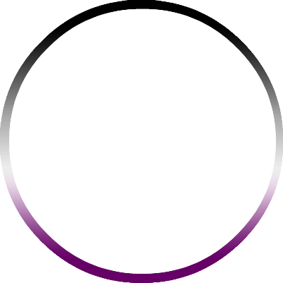 400x400 Ace Asexual Flag Border
