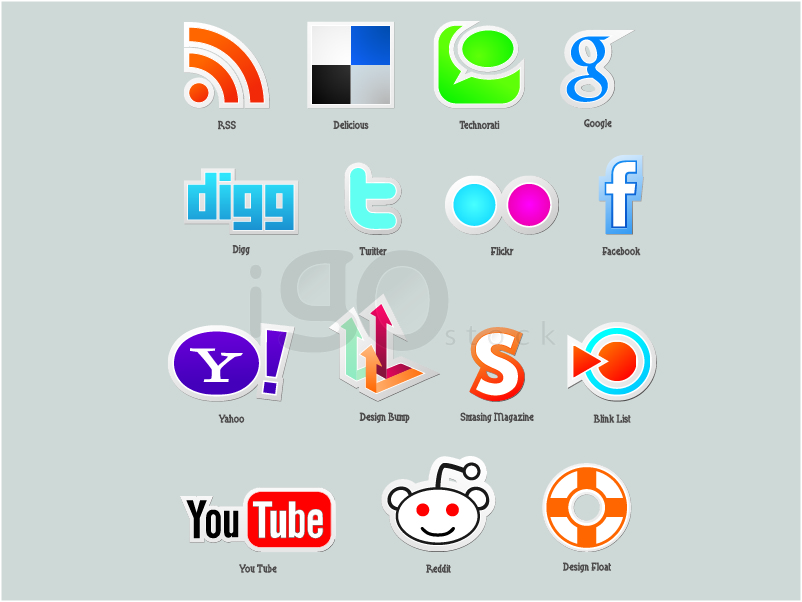 802x602 Social Icon Color Facebook Twitter