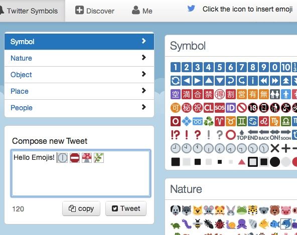 592x469 Twitter Symbols