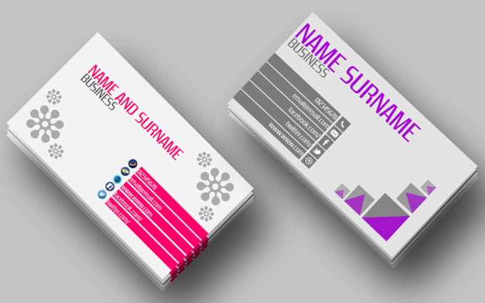 680x425 Create Business Card With Social Icons