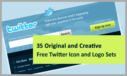 420x250 Original And Creative Free Twitter Icon And Logo Sets