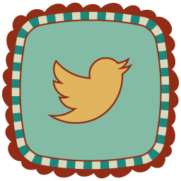256x256 Twitter Icon Free Of Retro Social Icons