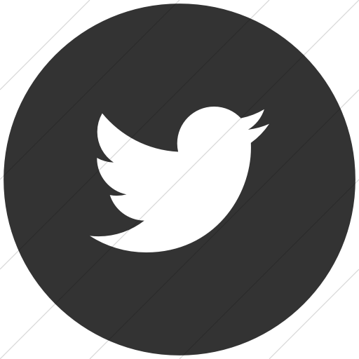 512x512 Iconsetc Flat Circle White On Dark Gray Raphael Twitter Bird Icon