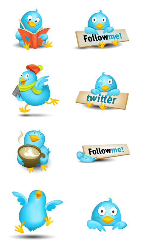 500x835 Really Cute Twitter Icons Tweeters Birdies Smashing Magazine
