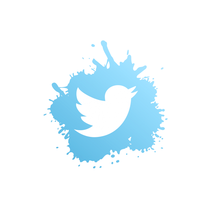715x715 Splash Twitter Icon Png Hd Image Free Download