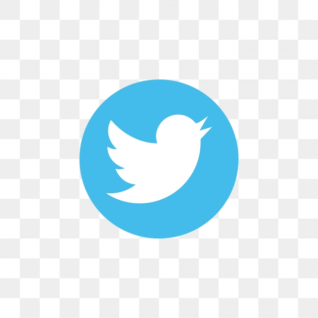 640x640 Twitter Social Media Icon Design Template Vector, Twitter Logo
