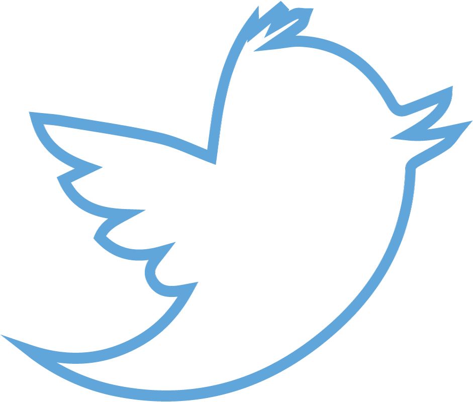 941x800 Outline Logo Twitter Transparent Png