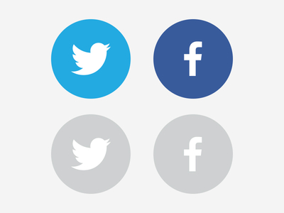 Flat Round Twitter Icons Images 400x300 Flat Round Twitter Icons Images