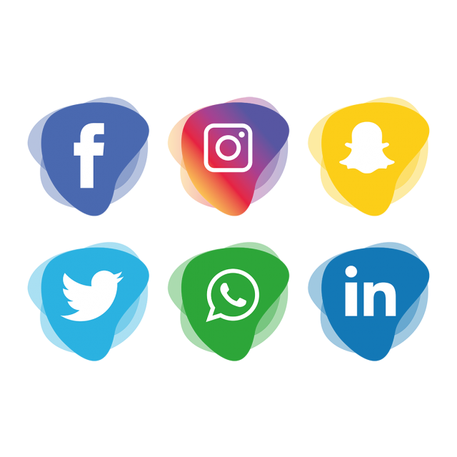 640x640 Social Media Icons Set, Social Media Icons, Social Media, Social