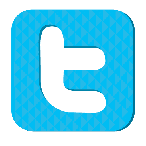 512x512 Twitter Rubber Icon