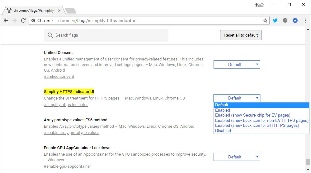999x558 Scott Helme On Twitter You Can Choose To Downgrade The Ev Ui