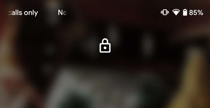 728x374 Android Police On Twitter Android Q Beta Moves The Lock Icon