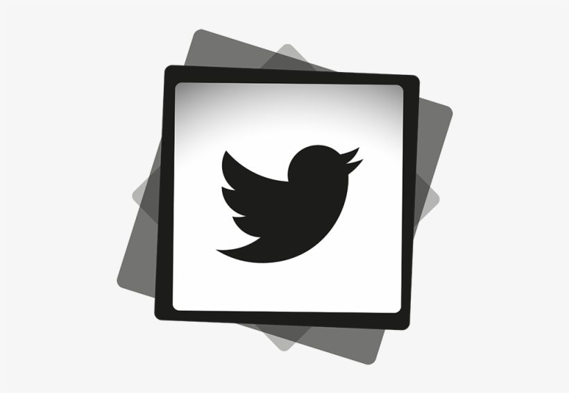 820x567 Twitter Black White Icon, Social, Media, Icon Png