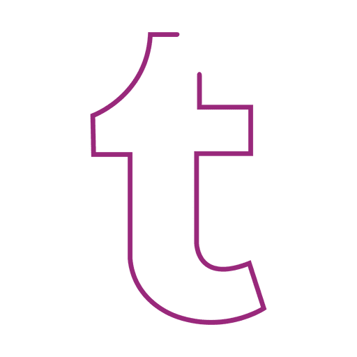 512x512 Purple Twitter Line Icon