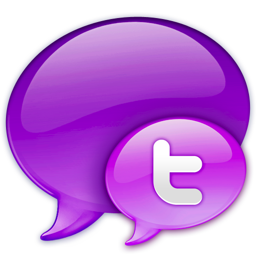 512x512 Small Twitter Logo In Pink Icon Balloons Iconset Graphicpeel