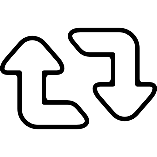 512x512 Retweet Arrows Couple Outline Icons Free Download