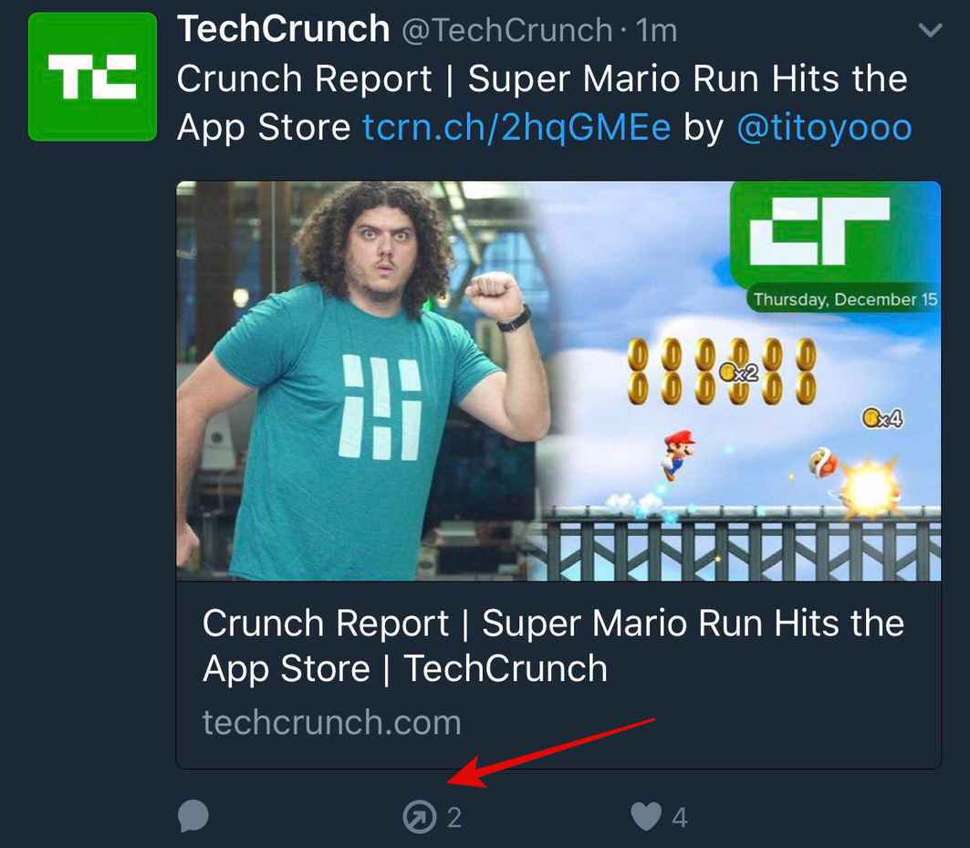 1063x929 Twitter Tests Design That Ditches Retweet Icon