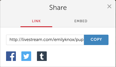 402x232 Sharing Events On Twitter Livestream