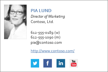 345x232 Insert Hyperlinks To Facebook And Twitter In Your Email Signature