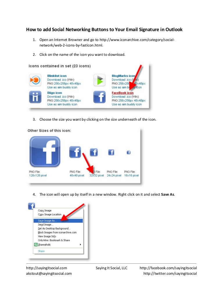 768x994 How To Add Social Networking Buttons To Your Outlook Email Signature