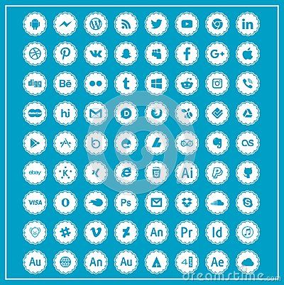 400x402 Download Social Icons Vecteurs Logo Kine Master Twitter Facebook