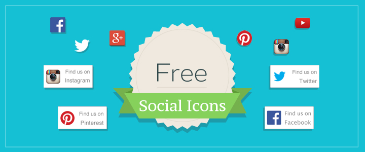 720x300 Free Social Icons For Facebook, Twitter And More! Trechme