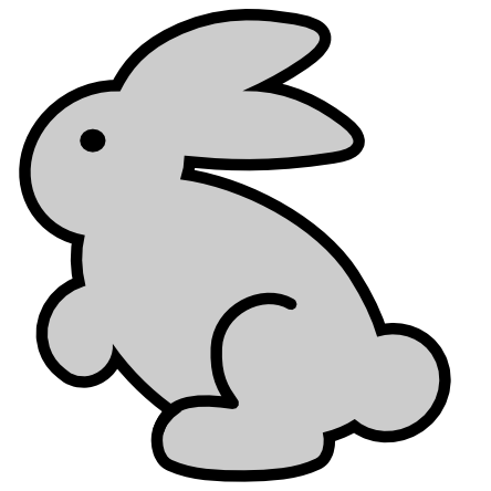 444x444 Clip Art Bunny Icon Animal Beta Twitter Tweet