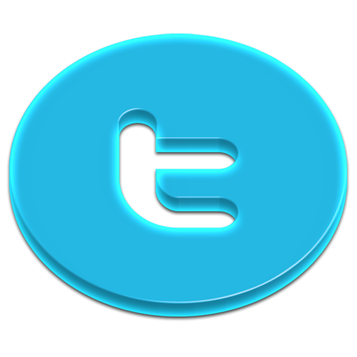 512x512 Twitter Round Letter T Icon, Png Clipart Image