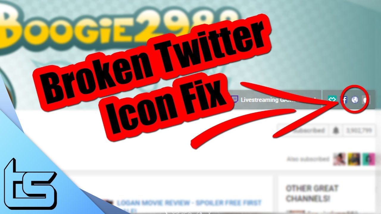 How To Fix The Twitter Icon On A Youtube Channel 1280x720 How To Fix The Twitter Icon On A Youtube Channel