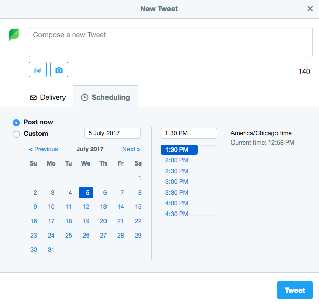 623x599 How To Schedule Tweets Increase Brand Engagement Sprout Social