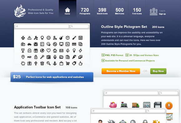 580x394 Web Icon Set Giveaway