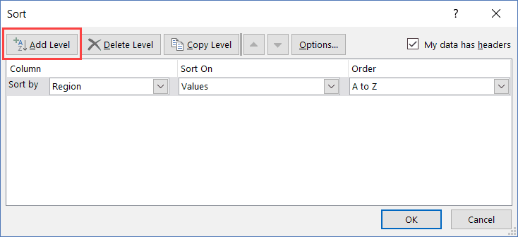 How To Do Multiple Level Data Sorting In Excel 734x336 How To Do Multiple Level Data Sorting In Excel