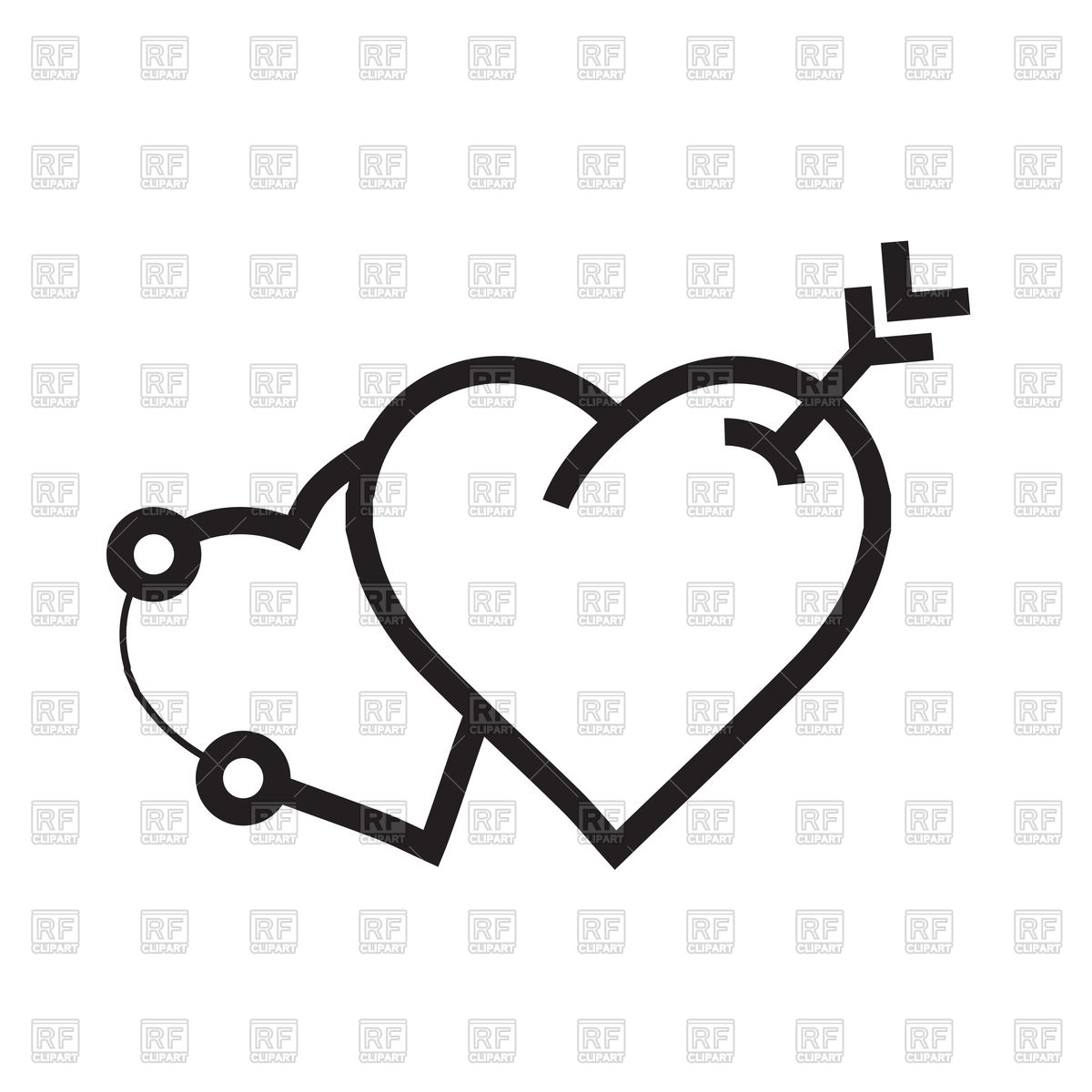 Two Hearts Icon