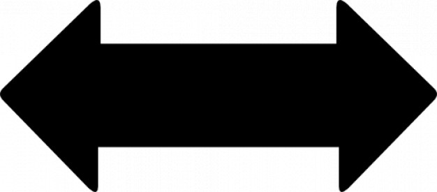 626x275 Double Arrow Point To Left And Right Expand Icons Free Download