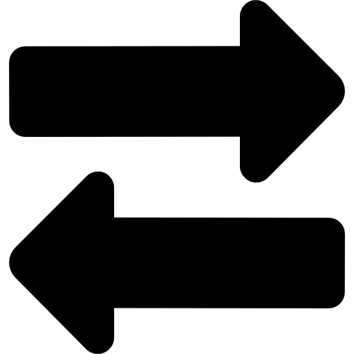 Two Way Arrow Icon At Collection Of Two Way Arrow Icon Free For Personal Use 7912