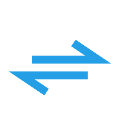 256x256 Bidirectional, Two, Way, Direction, Arrow, Left, Right Icon