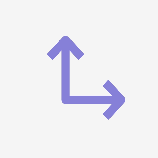 640x640 Blue Two Way Arrow Free Illustration, Right Down Arrow, Red Arrow